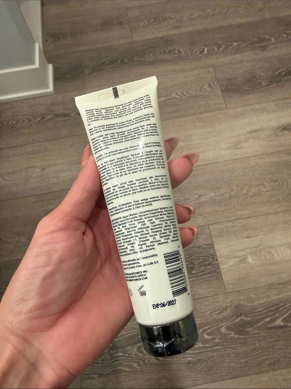African Botanics Baobab Clay Oxygenating Cleanser — Cream